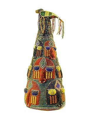 Yoruba Beaded Crown 1, Nigeria