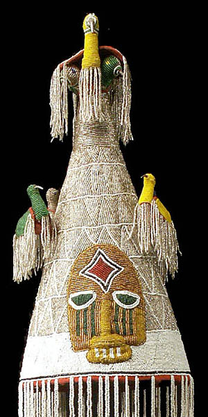 Yoruba Beaded Crown 1, Nigeria
