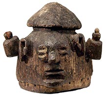 One of Only 50 Pieces Made Vintage 1800 Yoruba Egungun Mask 